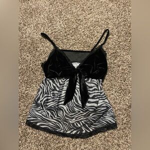 🦓 ROMWE Zebra Print Cami 🦓